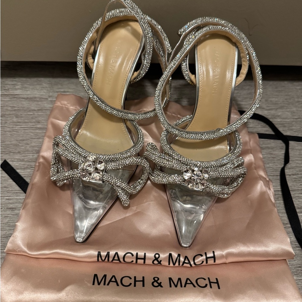 Mach & Mach Silver Women's Shoes